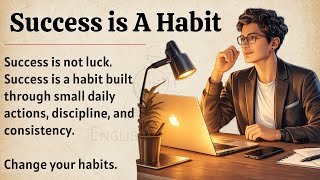 Success is A Habit | Improve Your English Fluency ✅️  | Motivational Video 🔥 