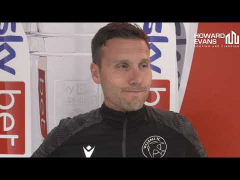 Post-match: Head Coach Mat Sadler reflects on Wembley heartbreak