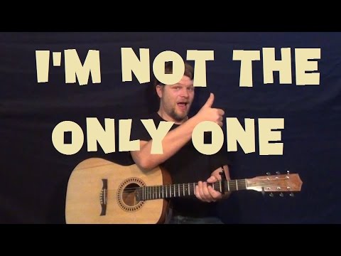 I'm Not The Only One (Sam Smith) Easy Guitar Lesson How to Play Tutorial
