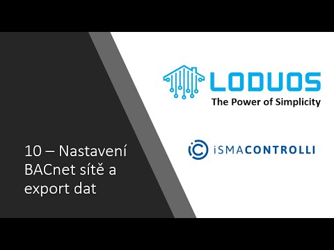 Niagara 4 - 10 -  Konfigurace BACnet Driveru a export dat na BACnet