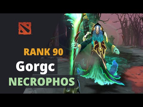 Gorgc (Rank 90) plays Necrophos Dota 2 Full Game