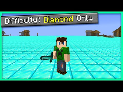 Minecraft Speedrun: Beating Game in Diamond Only (Hindi)