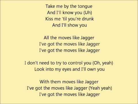 Moves Like Jagger Lyrics (Full 1080p HD)
