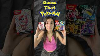 She stole my 151 Booster Bundle! #guess #pokemon #trivia #pokemontcg