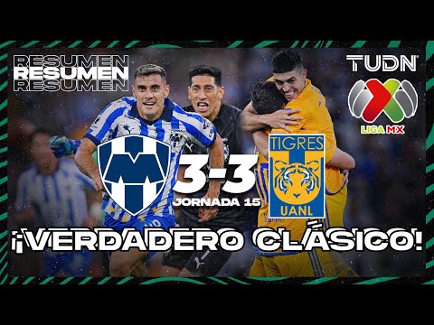 Resumen y goles | Monterrey 3-3 Tigres | CL2024 - Liga Mx J15 | TUDN