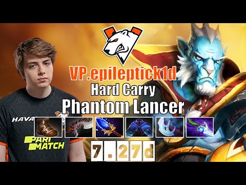 Phantom Lancer | VP.epileptick1d | Hard Carry Phantom Lancer | 7.27d Gameplay Highlights
