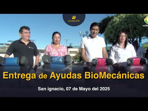 San ignacio - Cajamarca, Entrega de Ayudas Bio Mecánicas