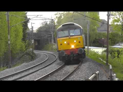 57012 with 57301 DIT 6K73 Sellafield - Crewe flasks, 20th May 2015.