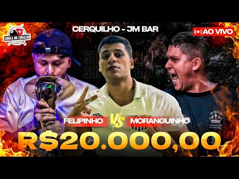 21/02 - FELIPINHO X MORANGUINHO - R$ 20MIL -  SINUCA AO VIVO EM CERQUILHO SP - NARRAÇÃO JOÃO