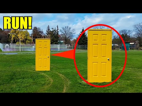 If you ever see this YELLOW DOOR in the Park...  Do not open it! (It's a Dangerous Trap)