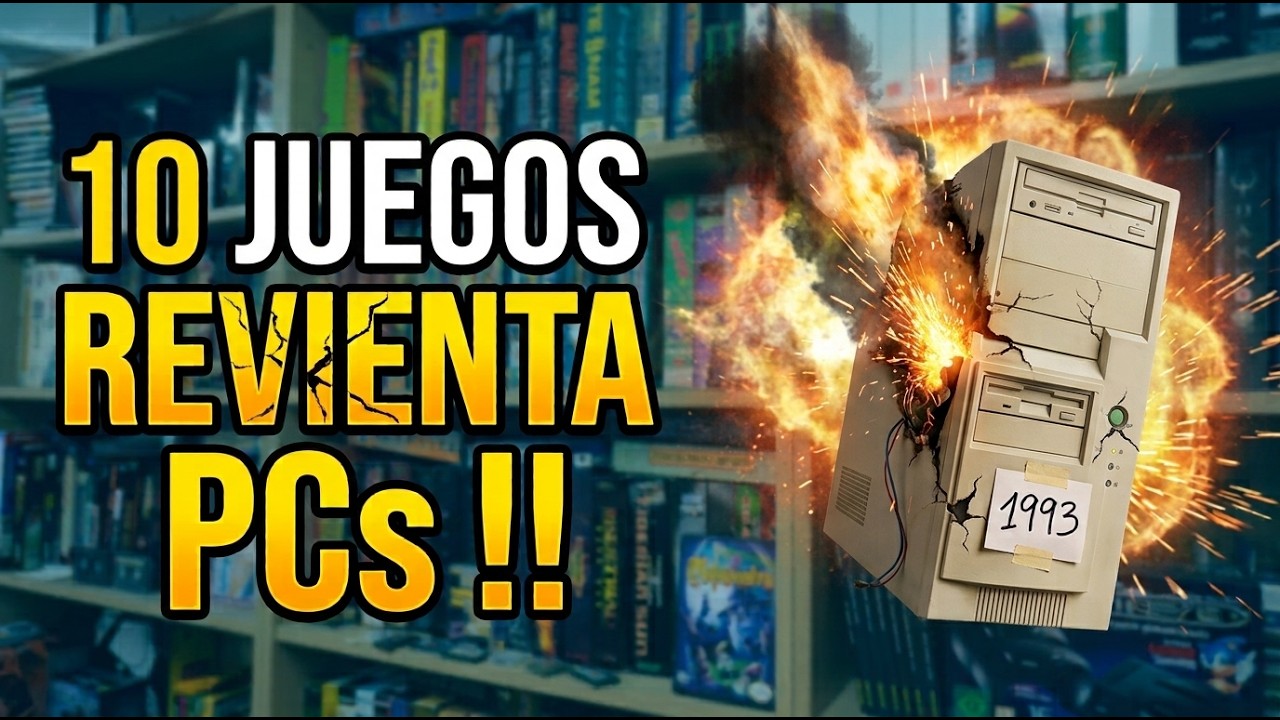 10 JUEGOS que pusieron a los PCs de los 90 al LIMITE