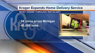 Kroger expanding home delivery service