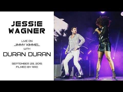 Jessie Wagner with Duran Duran