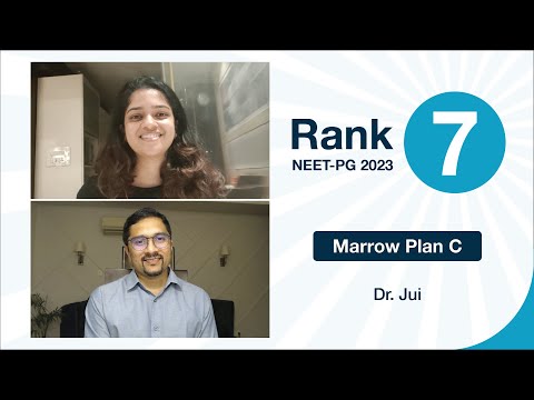 Rank 7 NEET PG Dr Jui on securing this rank in her FIRST attempt using Plan C as her primary source