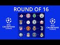 2021/22 UEFA CHAMPIONS LEAGUE ROUND OF 16 DRAW (TAKE TWO) - FACTUAL ANIMATION