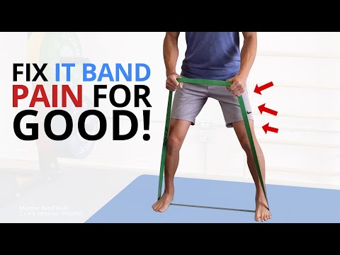 6 Exercises to Fix a Tight IT Band / ITB Syndrome Pain [for GOOD!]