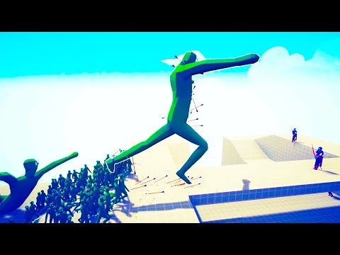 100x ZOMBIE + GIANTS vs 5x EVERY GOD | TABS - Totally Accurate Battle Simulator