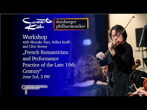 “French Romanticism and Performance Practice of the Late 19th Century” with Clive Brown