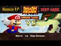 Smash Remix 2 0 Classic Mode Remix 1P Gameplay With Mario VERY HARD