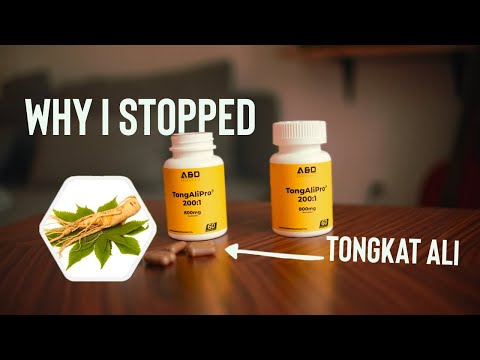 TONGKAT ALI - Why I stopped (be careful!)