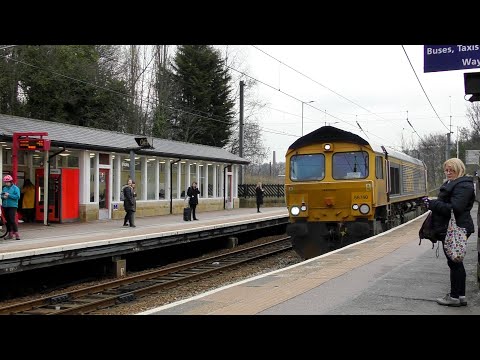 66740 at Shipley on 13/04/18 running as 0E89