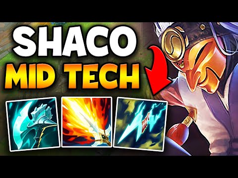 I PULLED OUT MY SECRET SHACO MID BUILD! (IT'S ACTUALLY OP)