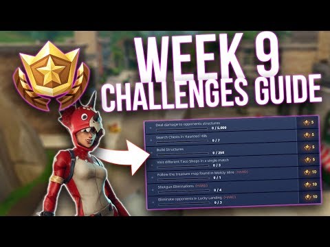Week 9 Challenges Guide/Tutorial How To Complete ALL Week 9 Challenges in Fortnite