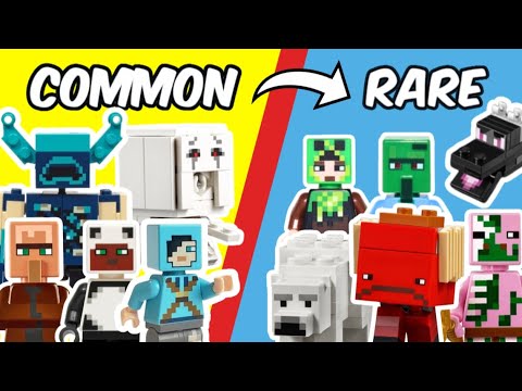 Common vs Rare LEGO Minecraft Minifigures... (part 2)