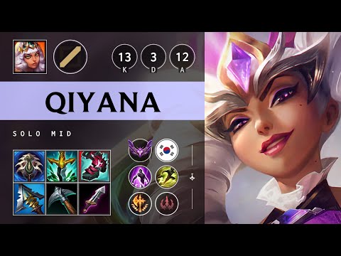 Qiyana Mid vs Ryze - KR Master Patch 25.07