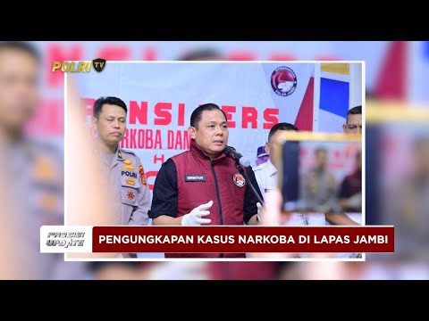 PRESISI UPDATE: POLDA JAMBI UNGKAP JARINGAN NARKOBA LIBATKAN NAPI DI LAPAS JAMBI 29/01/2025 17.00
