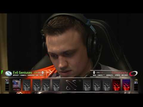 The Boston Major Group C: Evil Geniuses vs Complexity Game 1