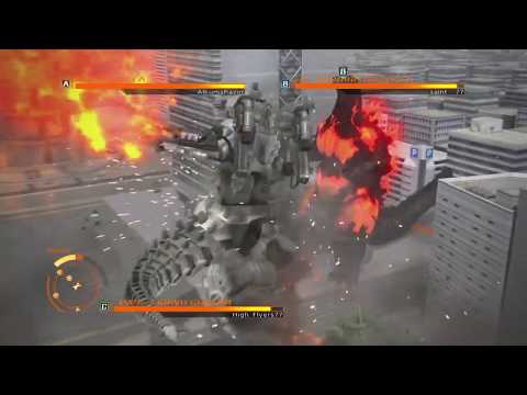 GODZILLA PS4: Type-3 Kiryu vs Burning Godzilla vs Heisei Godzilla