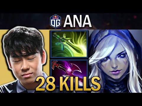 Drow Ranger Dota 2 Gameplay OG.Ana with 28 Kills and Butterfly #dota #dota2
