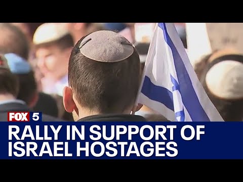Rally in support of Israel hostages