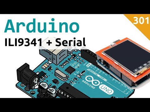 Interfaccia touch con comando seriale con ILI9341 e Arduino - Video 301
