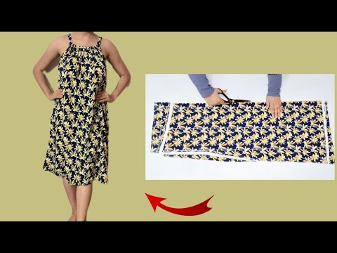 Very Easy Only 1 meter Fabric Cut in 5 minute and Sew only 10 minute ✂️ For Beginners Sewing