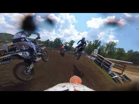 Trevor Maley - Close racing in 125 B/C at Lorettas