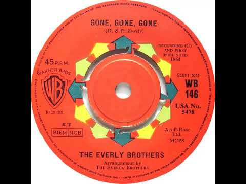 UK New Entry 1964 (275) The Everly Brothers - Gone, Gone, Gone