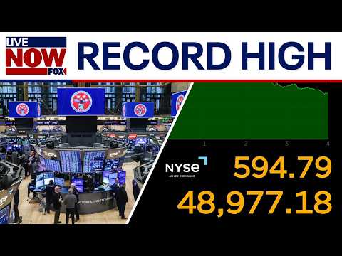 Stocks: Dow hits record high, crosses 49K for first time