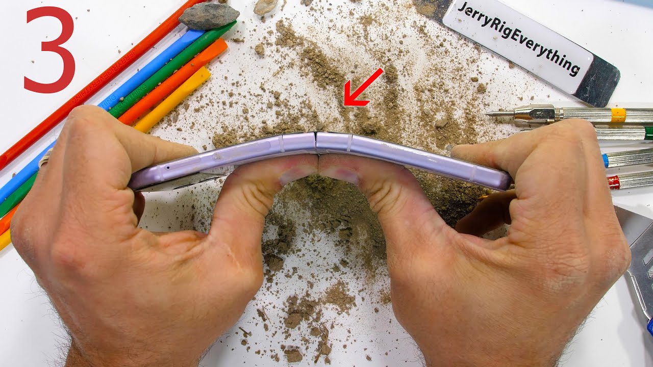 Samsung Z Flip 3 Durability Test! - Can it survive Dirt?! - YouTube