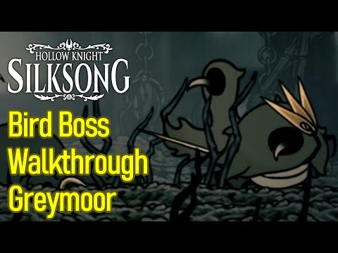 Hollow Knight Silksong Bird Boss fight walkthrough in Greymoor, Craw Lake Guide