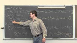 Properties of Limits Calculus 1 AB