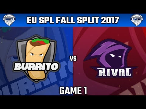 SMITE Pro League Fall Split Week 5 EU 2017 - Burrito vs. Team Rival (Game 1)