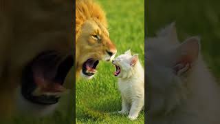 Download lagu Lion Roaring Sound 🦁 vs angry cat sound 😺 - Who can roar the loudest- #shorts #lion #cat mp3