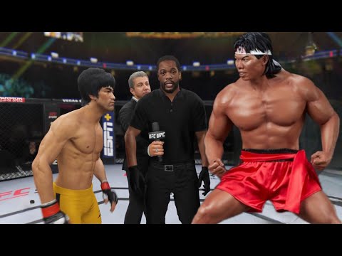 UFC4 Bruce Lee vs. Bolo Yeung EA Sports UFC 4