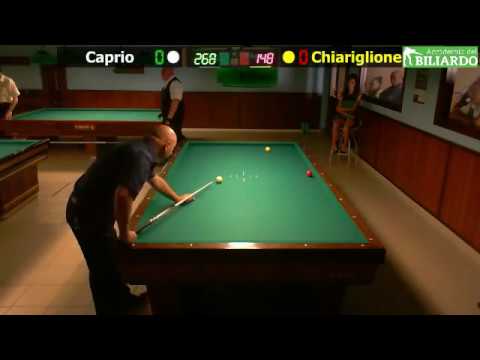 Caprio vs Chiariglione - Gara Interr.le 1/2/3 Cat. CSB Accademia del Biliardo Terni 3 Giu 2017