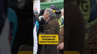 PROTESTY POD TRYBUNAŁEM KONSTYTUCYJNYM