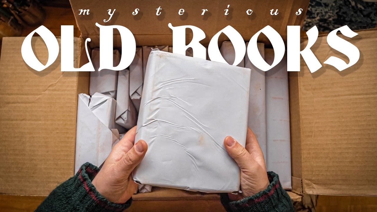 Unboxing a Collection of Antiquarian Books - Part 1