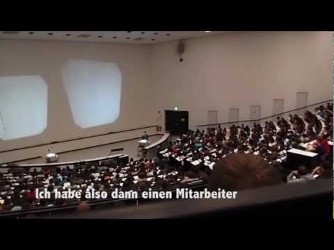 Papierflieger & Rauswurf im Mathevorkurs - Uni Stuttgart - 2011