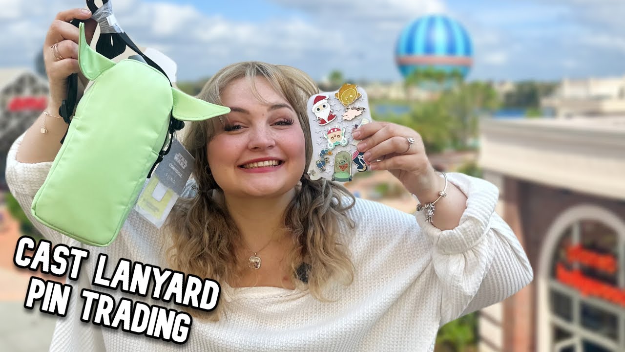 New Merch & Pins Shopping in Disney Springs + Cast Member Pin Lanyards!